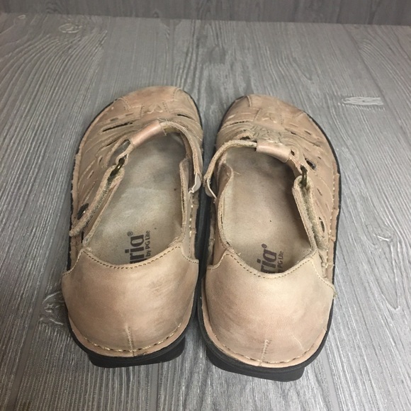 Alegria Pesca Fishermen Tan Sandals Size 6.5 - Picture 8 of 9